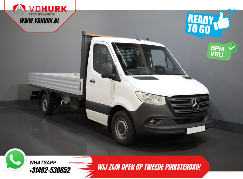 الشاحنات الصغيرة المسطحة Mercedes-Benz Sprinter 317 CDI Aut. L3 RWD BPM VRIJ/ Open Laadbak/ 3.5t Trekverm./ Camera/ MBUX/ Cruise: صور 8