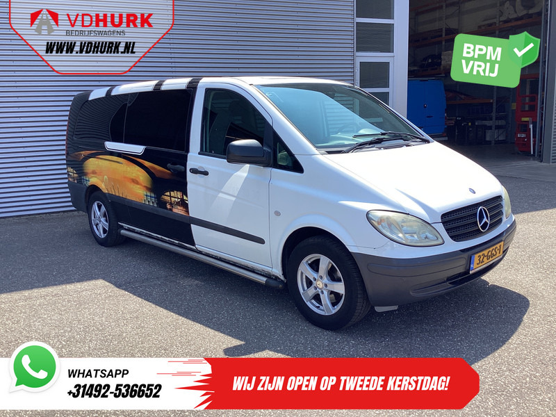 Mercedes-Benz Vito 109 CDI L3 EXPORT ONLY (€6.655,- Incl. BTW/BPM Vrij!) 9 Persoons/ Kombi/ Combi/ 9P/ Sidebars/ Camera/ Trekhaak/ Airco - حافلة صغيرة, ميكروباص: صور 1 Mercedes-Benz Vito 109 CDI L3 EXPORT ONLY (€6.655,- Incl. BTW/BPM Vrij!) 9 Persoons/ Kombi/ Combi/ 9P/ Sidebars/ Camera/ Trekhaak/ Airco - حافلة صغيرة, ميكروباص: صور 1