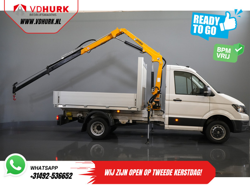 Volkswagen Crafter 50 165 pk Effer 352S Kraan/ Crane/ Kran/ Autokran/ PTO/ Open laadbak/ Dubbel Lucht - الشاحنات الصغيرة المسطحة: صور 2 Volkswagen Crafter 50 165 pk Effer 352S Kraan/ Crane/ Kran/ Autokran/ PTO/ Open laadbak/ Dubbel Lucht - الشاحنات الصغيرة المسطحة: صور 2