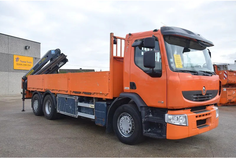 Renault Premium 410 - شاحنات مسطحة, شاحنة كرين: صور 4 Renault Premium 410 - شاحنات مسطحة, شاحنة كرين: صور 4