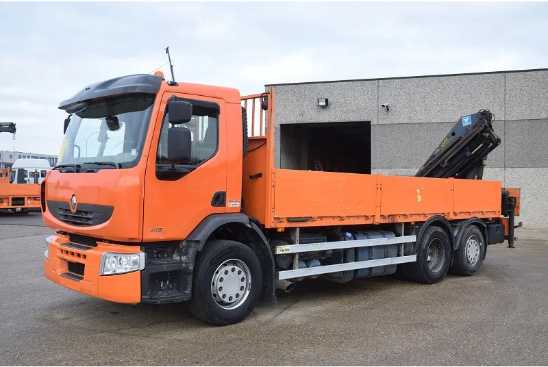 Renault Premium 410 - شاحنات مسطحة, شاحنة كرين: صور 1 Renault Premium 410 - شاحنات مسطحة, شاحنة كرين: صور 1