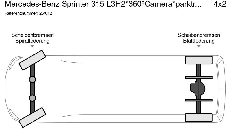 فان Mercedes-Benz Sprinter 315 L3H2*360°Camera*parktronic*cruise control*zetelverwarming*: صور 10