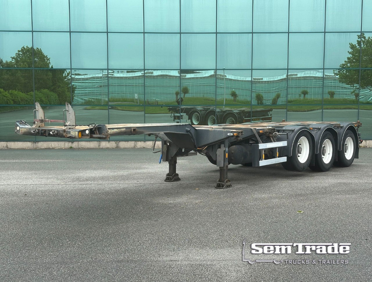 D-TEC FT-43-03V Multi Chassis SAF Axles Drumbrakes Lift Axle NL Trailer APK - TU - شاحنات الحاويات / جسم علوي قابل للتغيير نصف مقطورة: صور 1 D-TEC FT-43-03V Multi Chassis SAF Axles Drumbrakes Lift Axle NL Trailer APK - TU - شاحنات الحاويات / جسم علوي قابل للتغيير نصف مقطورة: صور 1