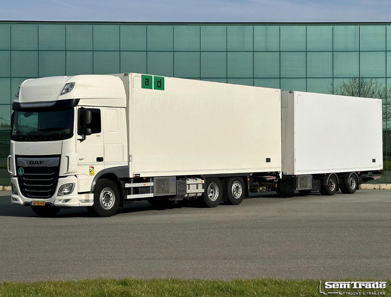 مبردة شاحنة DAF XF 480 FAR SSC 6X2 50 CC Combi 2x Lift Carrier TRS Iceland TOP Condition NL: صور 7