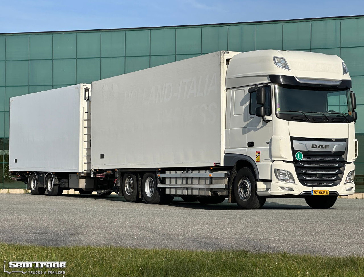 DAF XF 480 FAR SSC 6X2 50 CC Combi 2x Lift Carrier TRS Iceland TOP Condition NL - مبردة شاحنة: صور 1 DAF XF 480 FAR SSC 6X2 50 CC Combi 2x Lift Carrier TRS Iceland TOP Condition NL - مبردة شاحنة: صور 1