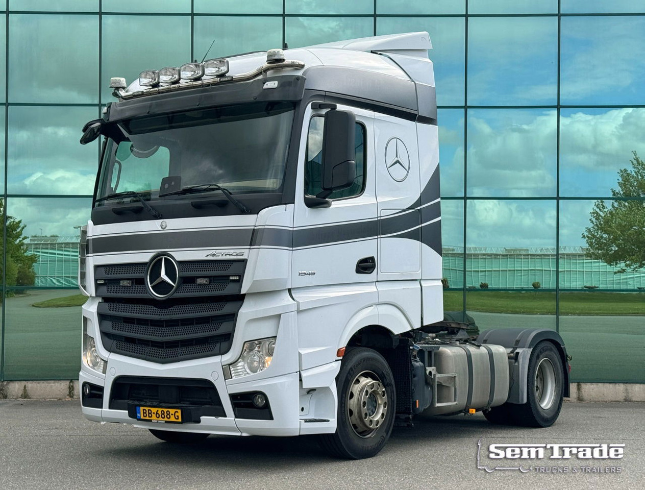 شاحنة جرار Mercedes-Benz Actros 1945 382.000 KM NEW TUV APK PTO + Hydraulics TOP Condition NL Truck: صور 1