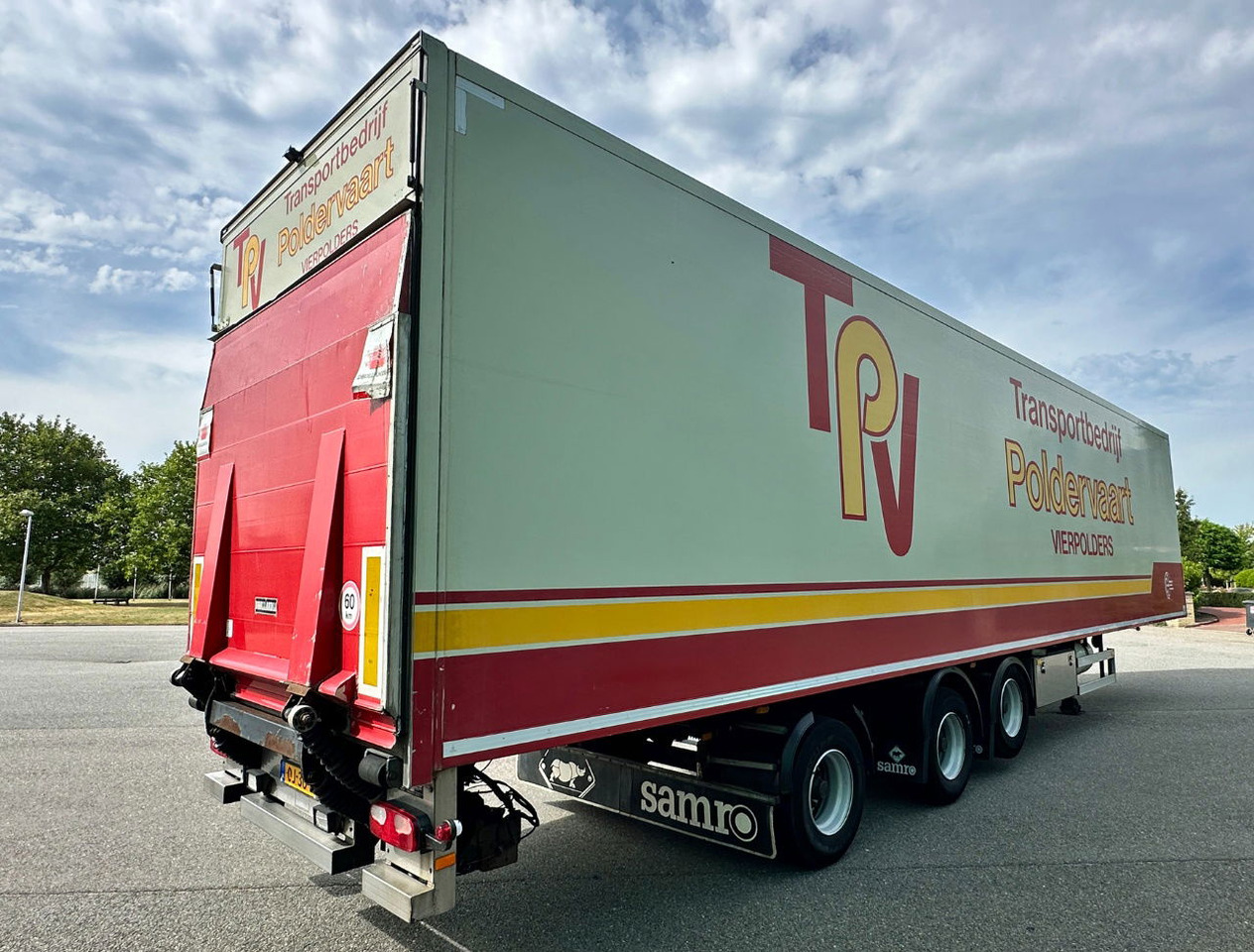 Samro 3-AS Stuuras 3 Tons Achtersluitklep - مبردة نصف مقطورة: صور 5 Samro 3-AS Stuuras 3 Tons Achtersluitklep - مبردة نصف مقطورة: صور 5