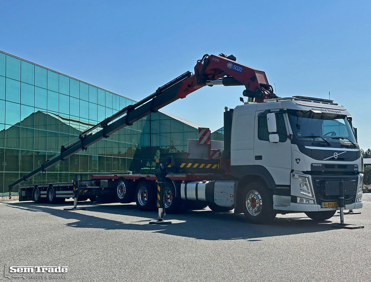 Volvo FMX 540 8X4 HMF 6020 K8 Kraan 231.000 KM + 2023 Sterk Trailer Super Condit - شاحنة كرين: صور 5 Volvo FMX 540 8X4 HMF 6020 K8 Kraan 231.000 KM + 2023 Sterk Trailer Super Condit - شاحنة كرين: صور 5