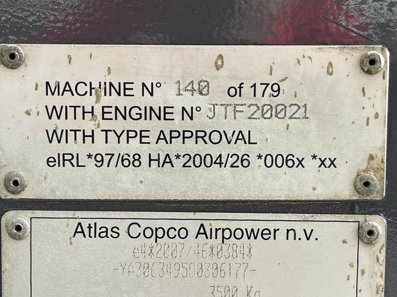 Atlas-Copco XAHS 347 CD - N - ضاغط الهواء: صور 4 Atlas-Copco XAHS 347 CD - N - ضاغط الهواء: صور 4