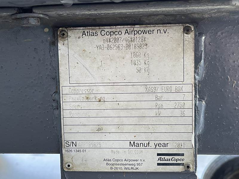 Atlas-Copco XAS 97 DD - N - ضاغط الهواء: صور 4 Atlas-Copco XAS 97 DD - N - ضاغط الهواء: صور 4