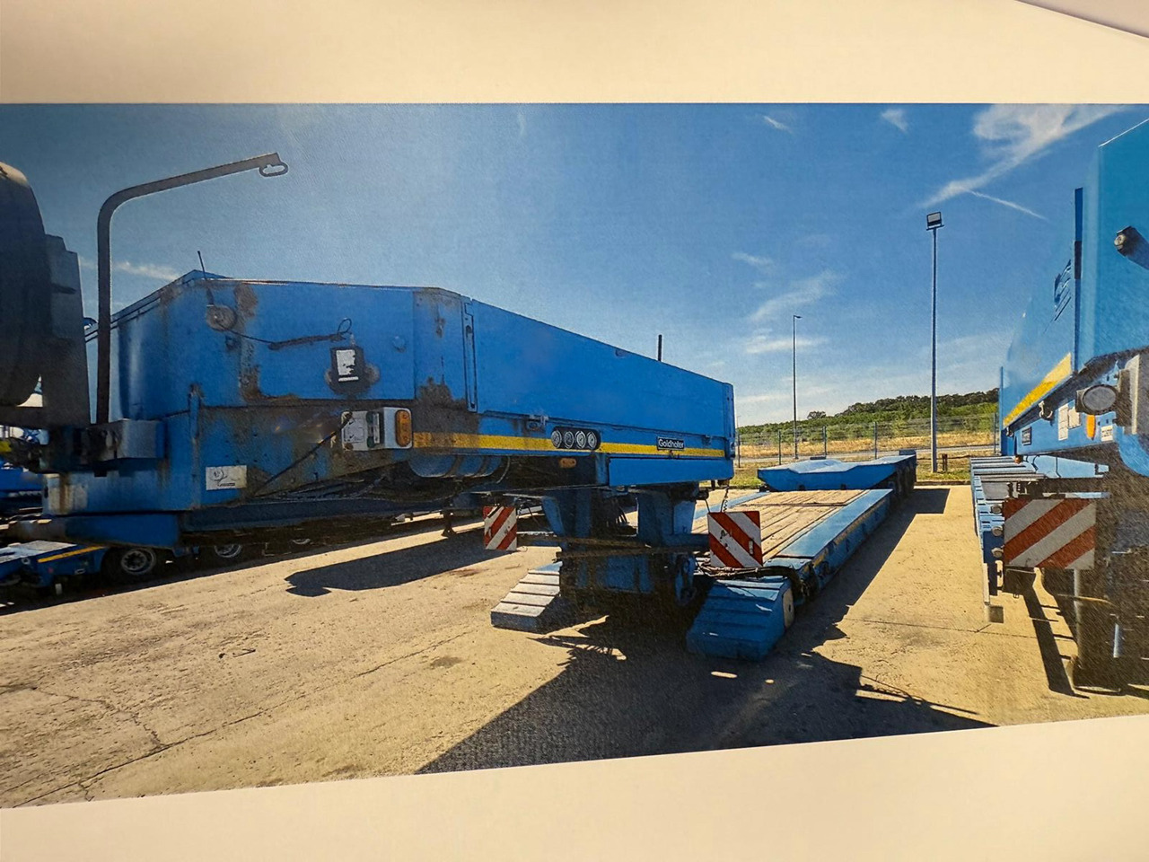 Golfhofer STZ-VKL 3-34/80A with Extension beam´s - عربة مسطحة منخفضة مقطورة: صور 1 Golfhofer STZ-VKL 3-34/80A with Extension beam´s - عربة مسطحة منخفضة مقطورة: صور 1