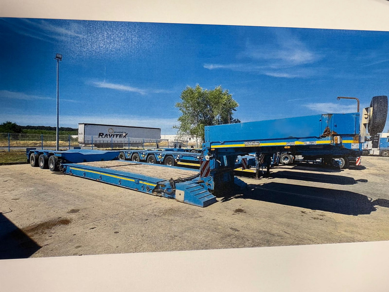 Golfhofer STZ-VKL 3-34/80A with Extension beam´s - عربة مسطحة منخفضة مقطورة: صور 3 Golfhofer STZ-VKL 3-34/80A with Extension beam´s - عربة مسطحة منخفضة مقطورة: صور 3