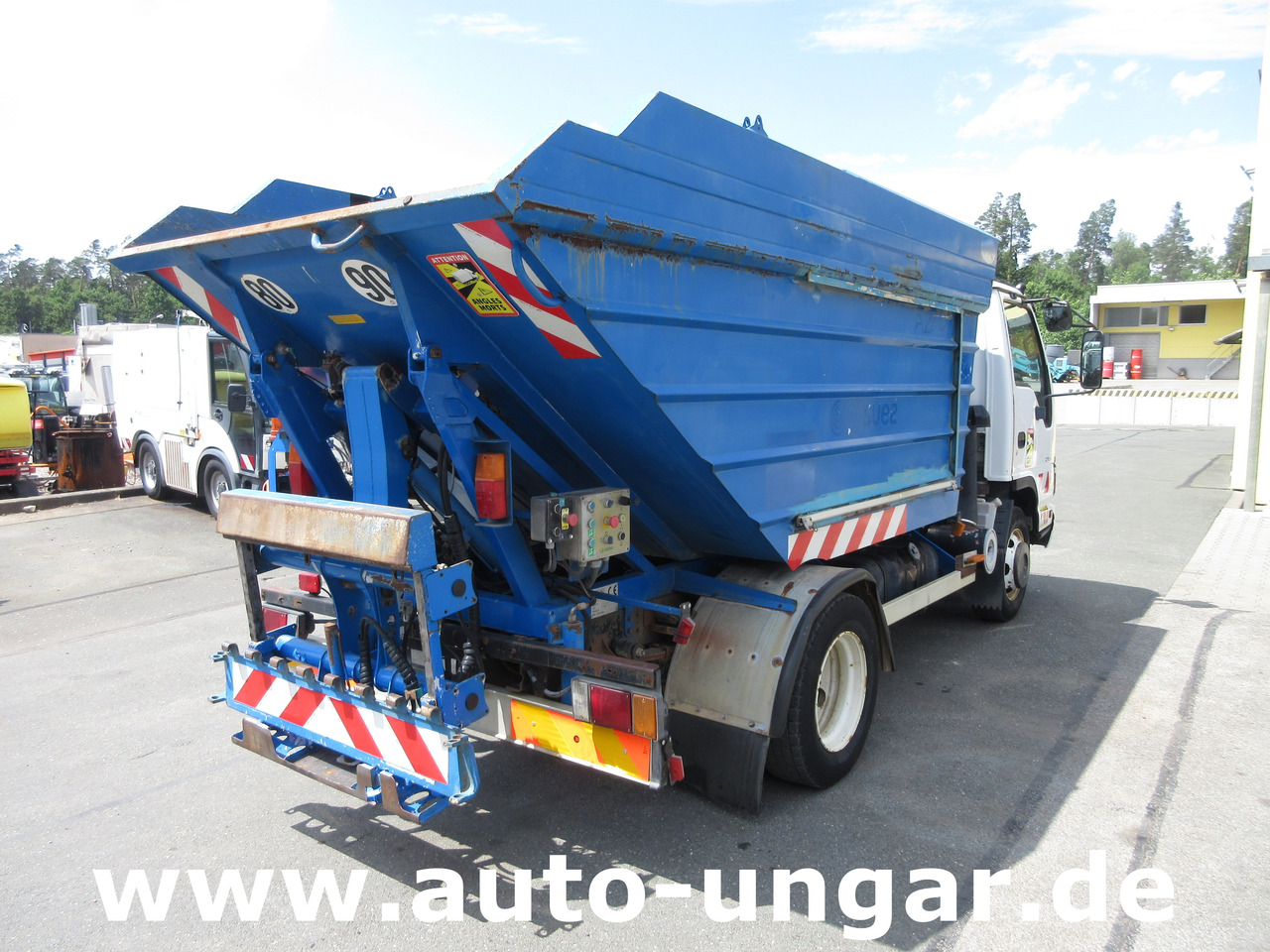 شاحنة القمامة ISUZU NQR Smoother Q75 Y07 Müllwagen 8m³ TECNO 7.500kg Kipper Presse Lifter: صور 6