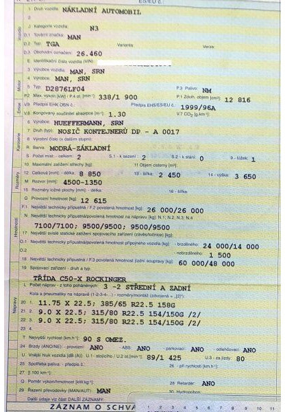 شاحنة ذات الخطاف MAN TGA 26.460: صور 7