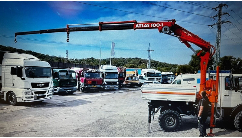 Mercedes-Benz UNIMOG 427.11 +12m! - قلابات, شاحنة كرين: صور 3 Mercedes-Benz UNIMOG 427.11 +12m! - قلابات, شاحنة كرين: صور 3