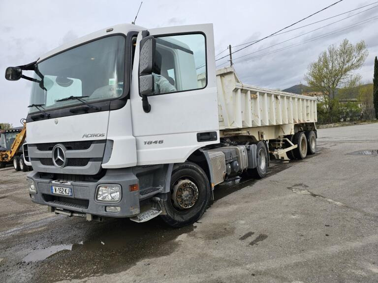 Mercedes Actros 1846 - شاحنة جرار, قلابة نصف مقطورة: صور 1 Mercedes Actros 1846 - شاحنة جرار, قلابة نصف مقطورة: صور 1