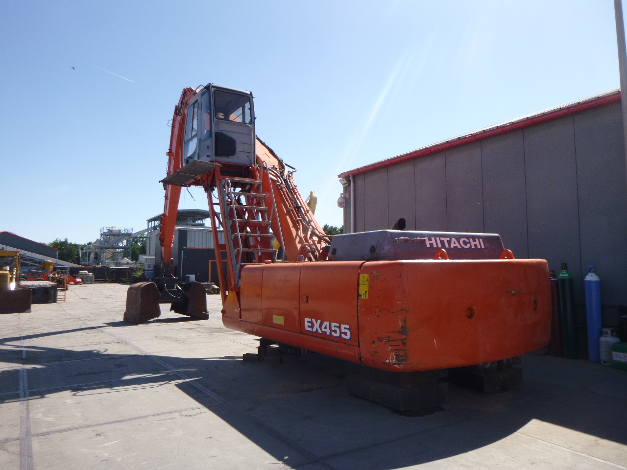 FIAT-HITACHI EX455 Stationary dock/ship material handler - حفارة النقل والشحن: صور 3 FIAT-HITACHI EX455 Stationary dock/ship material handler - حفارة النقل والشحن: صور 3