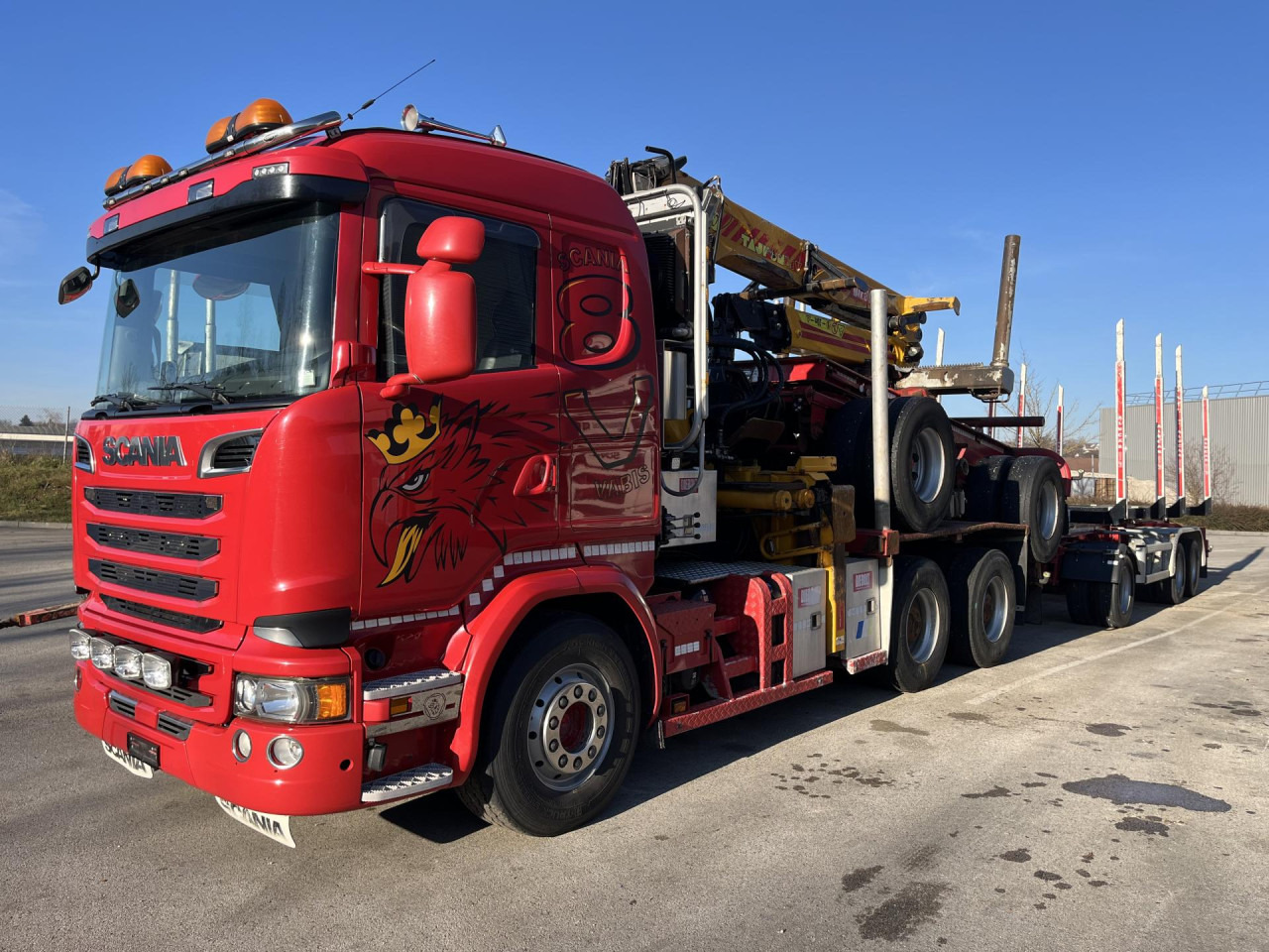 SCANIA porteur + grue AR cabine - الشاسيه شاحنة: صور 2 SCANIA porteur + grue AR cabine - الشاسيه شاحنة: صور 2