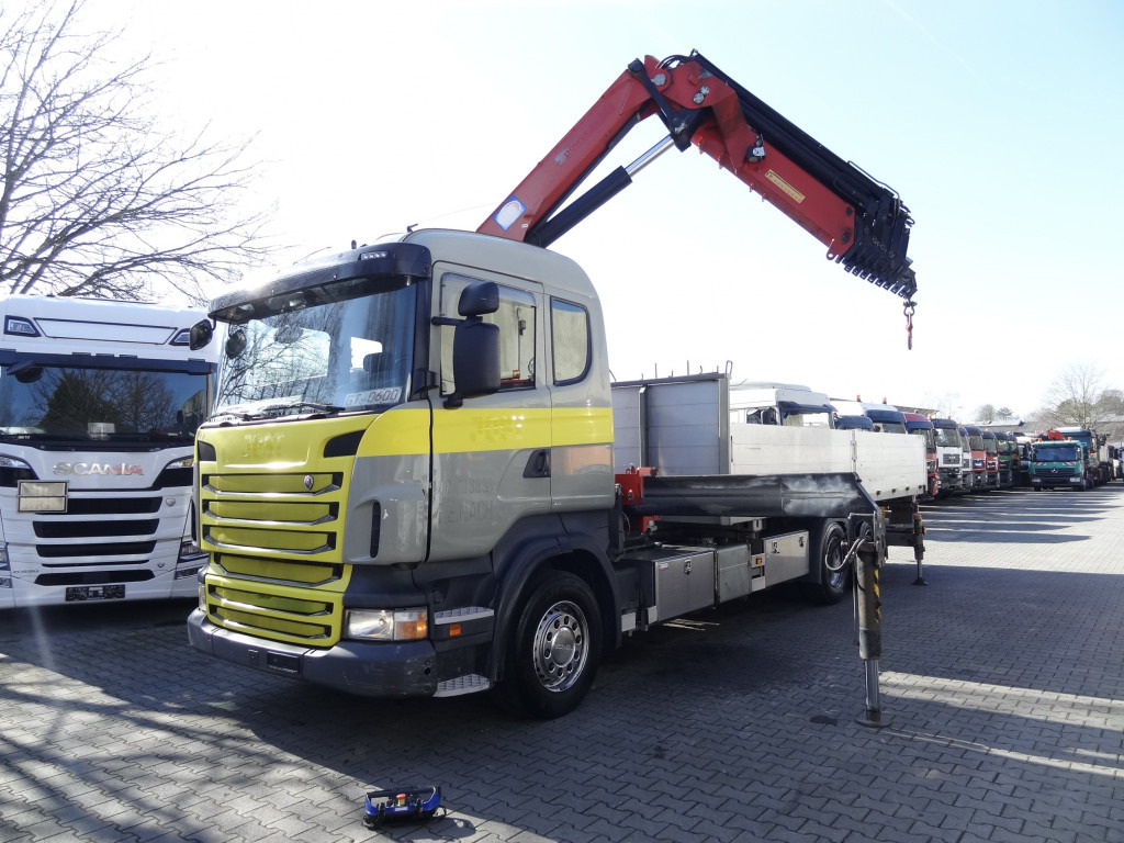 Scania R440 6X2*4 Kran HMF 3000 bis 30 Meter - شاحنات مسطحة, شاحنة كرين: صور 1 Scania R440 6X2*4 Kran HMF 3000 bis 30 Meter - شاحنات مسطحة, شاحنة كرين: صور 1