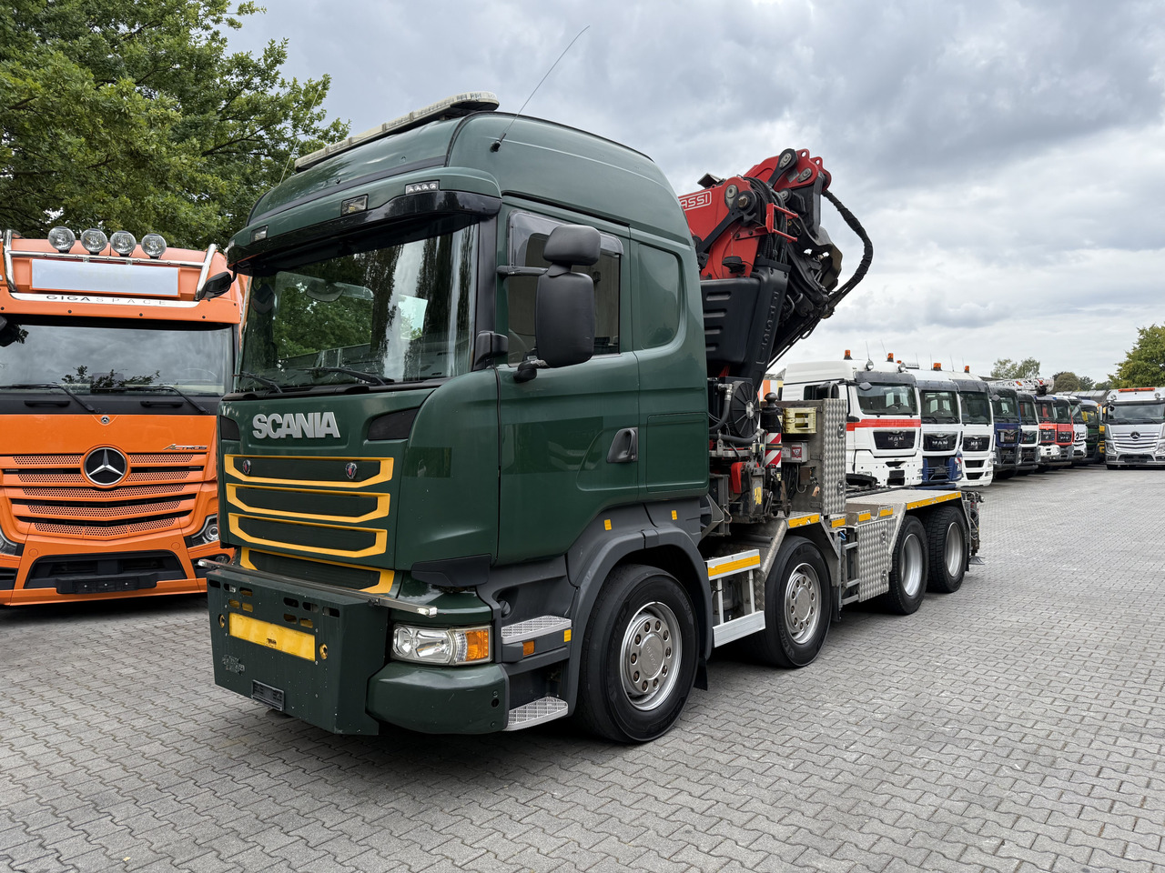 Scania R450 8X4 Kran Fassi F660 bis 34 Meter - شاحنة جرار: صور 1 Scania R450 8X4 Kran Fassi F660 bis 34 Meter - شاحنة جرار: صور 1