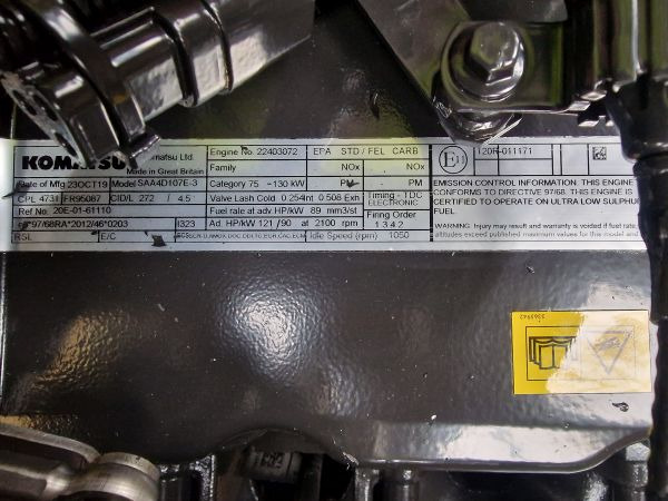 Cummins/Komatsu QSB4.5/SAA4D107E-3 Engine (Plant) - المحرك - آلات البناء: صور 2 Cummins/Komatsu QSB4.5/SAA4D107E-3 Engine (Plant) - المحرك - آلات البناء: صور 2