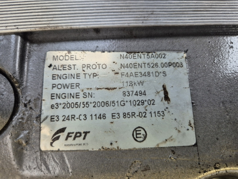 Iveco FPT N40ENT5A002 / F4AE3481D*S Engine (Plant) - المحرك - آلات البناء: صور 3 Iveco FPT N40ENT5A002 / F4AE3481D*S Engine (Plant) - المحرك - آلات البناء: صور 3
