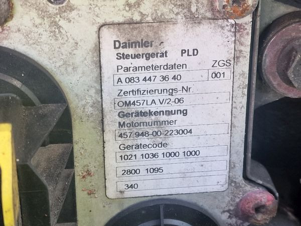 Mercedes Benz OM457LA.V/2-06 Engine (Truck) - المحرك - شاحنة: صور 2 Mercedes Benz OM457LA.V/2-06 Engine (Truck) - المحرك - شاحنة: صور 2