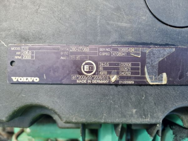 Volvo D7E 280-EC06B Truck Spec Engine (Truck) - المحرك - شاحنة: صور 2 Volvo D7E 280-EC06B Truck Spec Engine (Truck) - المحرك - شاحنة: صور 2