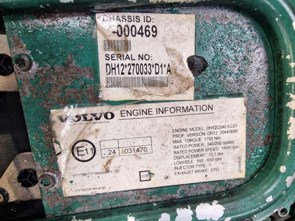 Volvo DH12D340 EC01 Engine (Bus) - المحرك: صور 2 Volvo DH12D340 EC01 Engine (Bus) - المحرك: صور 2