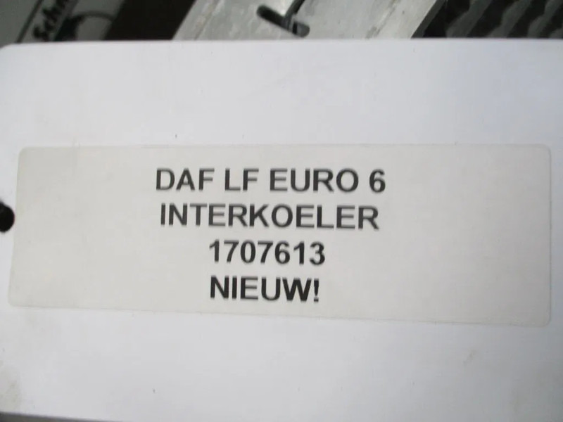 DAF 1707613 INTERKOELER DAF LF PX5 PX7 EURO 6 NIEUW! - المبرد - شاحنة: صور 2 DAF 1707613 INTERKOELER DAF LF PX5 PX7 EURO 6 NIEUW! - المبرد - شاحنة: صور 2