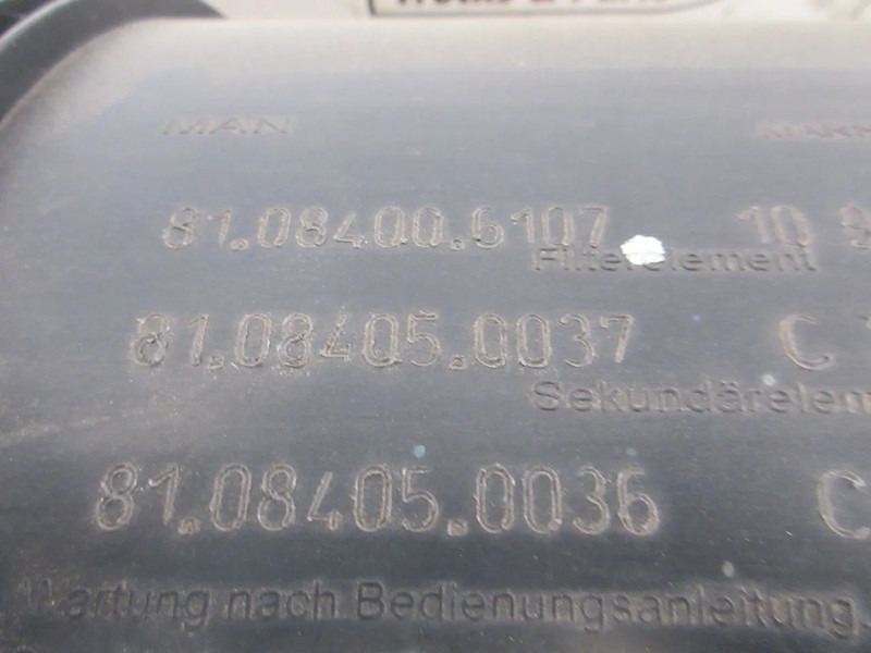 MAN 81.08400-6107 // 81.08405-0037 // 81.08405-0036 LUCHTFILTER MAN TGX EURO 6 - نظام سحب الهواء - شاحنة: صور 5 MAN 81.08400-6107 // 81.08405-0037 // 81.08405-0036 LUCHTFILTER MAN TGX EURO 6 - نظام سحب الهواء - شاحنة: صور 5