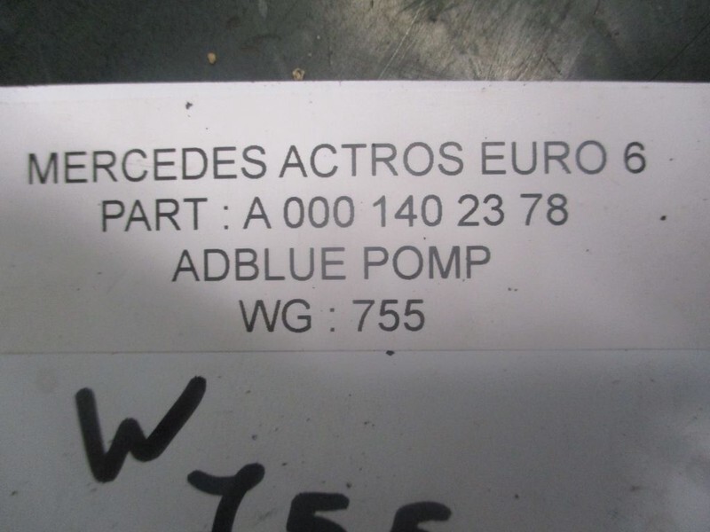 Mercedes-Benz A 000 140 23 78 AD BLUE POMP MERCEDES ACTROS EURO 6 - مضخات الوقود - شاحنة: صور 2 Mercedes-Benz A 000 140 23 78 AD BLUE POMP MERCEDES ACTROS EURO 6 - مضخات الوقود - شاحنة: صور 2