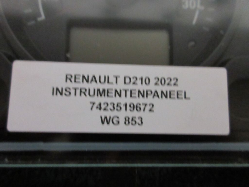 Renault 7423519672 INSTRUMENTENPANEEL RENAULT D210 EURO 6 2022 - لوحة القيادة - شاحنة: صور 3 Renault 7423519672 INSTRUMENTENPANEEL RENAULT D210 EURO 6 2022 - لوحة القيادة - شاحنة: صور 3