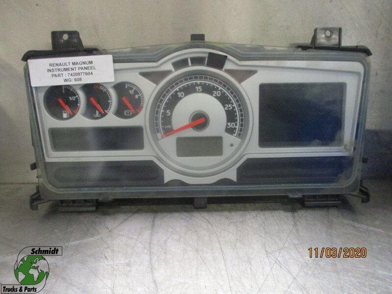 Renault MAGNUM 7420977604 INSTRUMENT PANEEL - لوحة القيادة - شاحنة: صور 1 Renault MAGNUM 7420977604 INSTRUMENT PANEEL - لوحة القيادة - شاحنة: صور 1