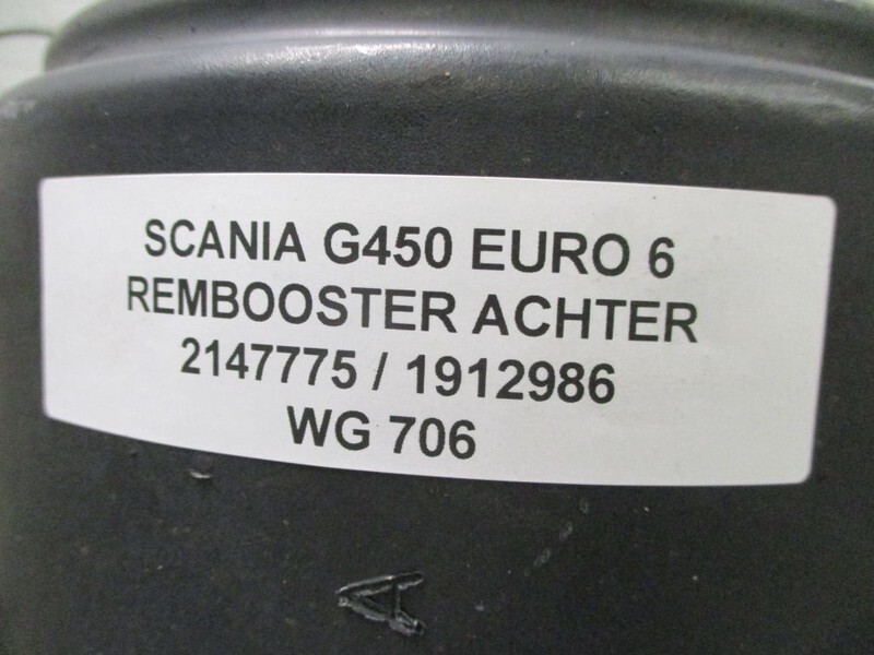 Scania 2147775 / 1912986 REMBOOSTER ACHTER EURO 6 R/G 450 EURO 6 - اسطوانة الفرامل - شاحنة: صور 2 Scania 2147775 / 1912986 REMBOOSTER ACHTER EURO 6 R/G 450 EURO 6 - اسطوانة الفرامل - شاحنة: صور 2