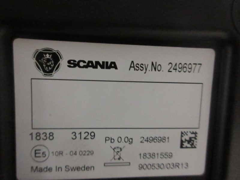Scania P410 2496977 INSTRUMENTENPANEEL EURO 6 - لوحة القيادة - شاحنة: صور 2 Scania P410 2496977 INSTRUMENTENPANEEL EURO 6 - لوحة القيادة - شاحنة: صور 2