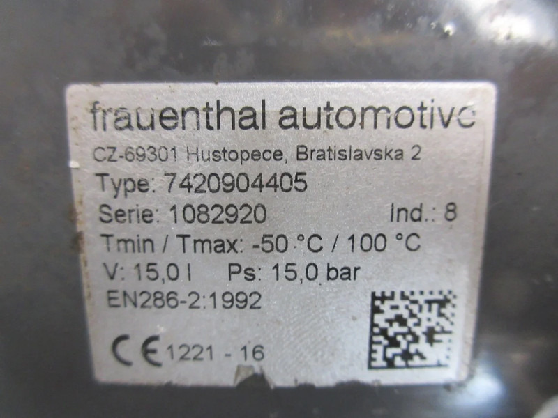 Volvo FL 7420904405 LUCHTKETEL EURO 6 - قطع الغيار - شاحنة: صور 4 Volvo FL 7420904405 LUCHTKETEL EURO 6 - قطع الغيار - شاحنة: صور 4