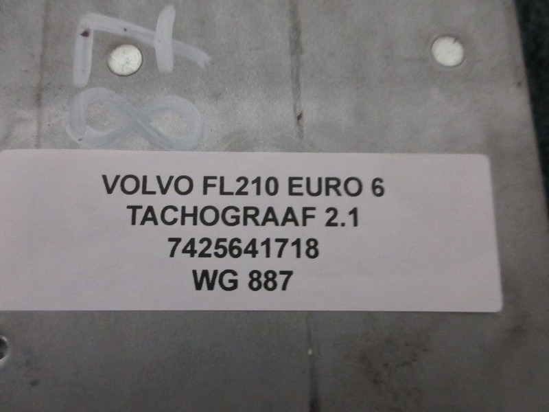 Volvo FL210 7425641718 TACHOGRAAF 2.1 EURO 6 - النظام الكهربائي - شاحنة: صور 3 Volvo FL210 7425641718 TACHOGRAAF 2.1 EURO 6 - النظام الكهربائي - شاحنة: صور 3