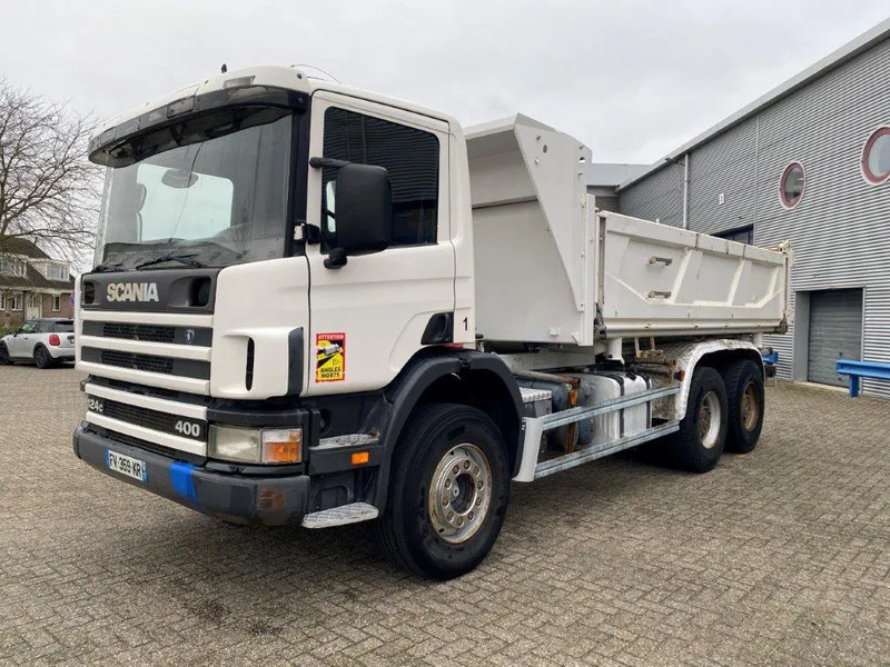 Scania 124-400 / 6X4 / RETARDER / BIG AXLE / FULL STEEL / 2SIDE TIPPER / OLD TACHO / AIRCO / MANUAL / EURO-2 / 2000 - قلابات: صور 1 Scania 124-400 / 6X4 / RETARDER / BIG AXLE / FULL STEEL / 2SIDE TIPPER / OLD TACHO / AIRCO / MANUAL / EURO-2 / 2000 - قلابات: صور 1