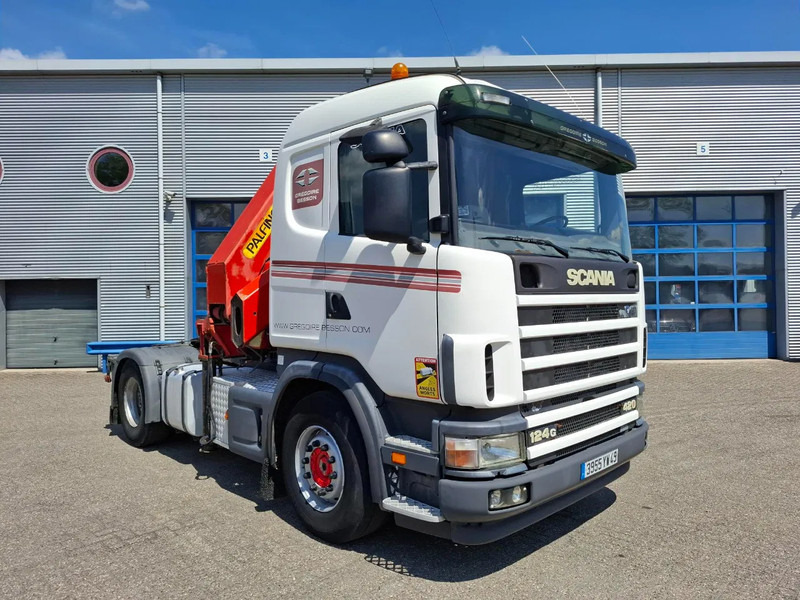 Scania 124G-420 / RETARDER / PALFINGER PK32080 / DOUBLE TANK / AIRCO / GOOD CONDITION / MANUAL / EURO-3 / 2004 - شاحنة كرين: صور 4 Scania 124G-420 / RETARDER / PALFINGER PK32080 / DOUBLE TANK / AIRCO / GOOD CONDITION / MANUAL / EURO-3 / 2004 - شاحنة كرين: صور 4