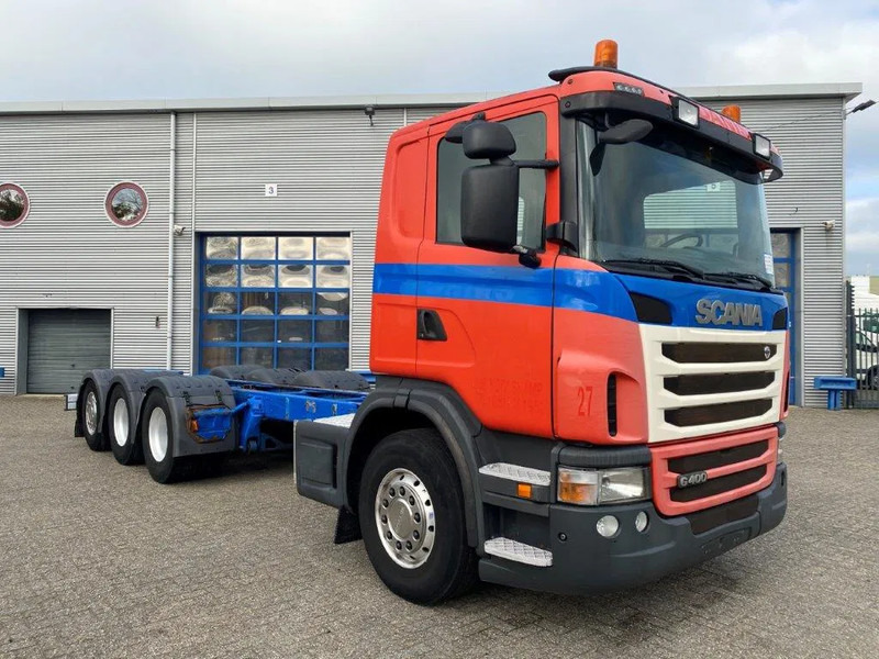 Scania G400 / 8X4 / 9TON FRONT AXLE / PTO / LIFT+LENKACHSE / ALCOA'S / AIRCO / MANUAL / EURO-5 / 2011 - الشاسيه شاحنة: صور 2 Scania G400 / 8X4 / 9TON FRONT AXLE / PTO / LIFT+LENKACHSE / ALCOA'S / AIRCO / MANUAL / EURO-5 / 2011 - الشاسيه شاحنة: صور 2