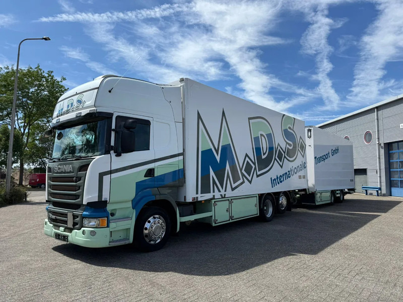 Scania R450 / RETARDER / ISOLATED GERMAN FLOWER COMBI / THROUGH-LOADING SYSTEM / SMART TACHO / 2XPLATFORM / LIFT+LENKACHSE / LWDS / EUR - مبردة شاحنة: صور 1 Scania R450 / RETARDER / ISOLATED GERMAN FLOWER COMBI / THROUGH-LOADING SYSTEM / SMART TACHO / 2XPLATFORM / LIFT+LENKACHSE / LWDS / EUR - مبردة شاحنة: صور 1