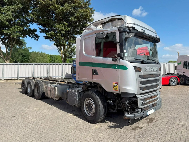 Scania R490 / 8X4 / ENGINE RUNNING / RETARDER / 9 TON FRONT AXLE / LIFT+LENKACHSE / AUTOMATIC / EURO-6 / 2017 - الشاسيه شاحنة: صور 2 Scania R490 / 8X4 / ENGINE RUNNING / RETARDER / 9 TON FRONT AXLE / LIFT+LENKACHSE / AUTOMATIC / EURO-6 / 2017 - الشاسيه شاحنة: صور 2