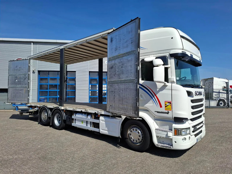 Scania R580 V8 / RETARDER / DOUBLE TANK / PARKCOOL / FULL-AIR / 2SIDE OPEN / PLATFORM 1500 KG / TUV:20-10-2025 / NAVI / LWDS / FRIDGE / - بصندوق مغلق شاحنة: صور 4 Scania R580 V8 / RETARDER / DOUBLE TANK / PARKCOOL / FULL-AIR / 2SIDE OPEN / PLATFORM 1500 KG / TUV:20-10-2025 / NAVI / LWDS / FRIDGE / - بصندوق مغلق شاحنة: صور 4