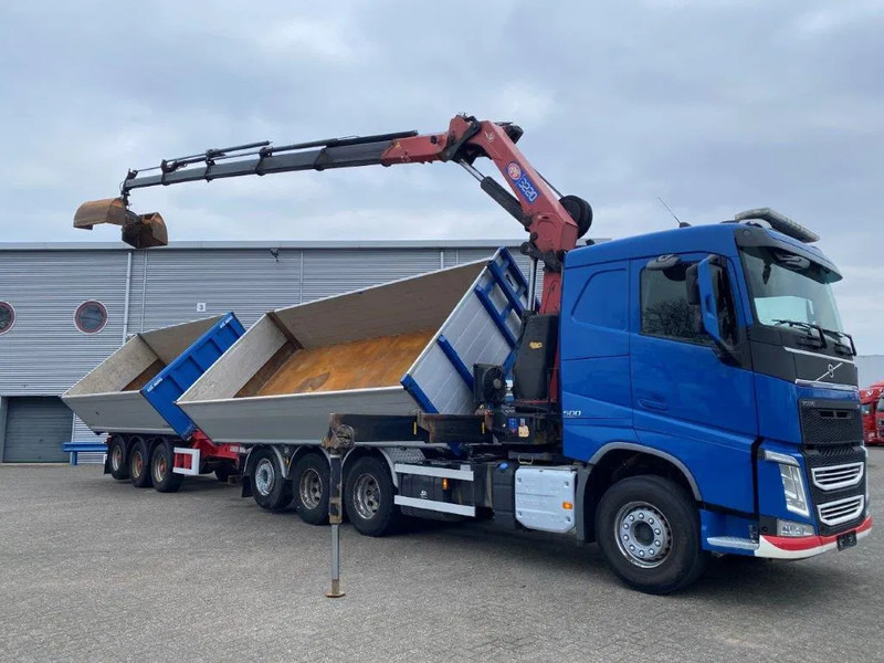 Volvo FH4-500 / HMF 3220K-RC / REMOTE / ROTATOR / 3SIDE TIPPER / DYNAMIC STEERING / ONLY:302623 KM / AUTOMATIC / EURO-6 / 2017 - شاحنة كرين: صور 4 Volvo FH4-500 / HMF 3220K-RC / REMOTE / ROTATOR / 3SIDE TIPPER / DYNAMIC STEERING / ONLY:302623 KM / AUTOMATIC / EURO-6 / 2017 - شاحنة كرين: صور 4