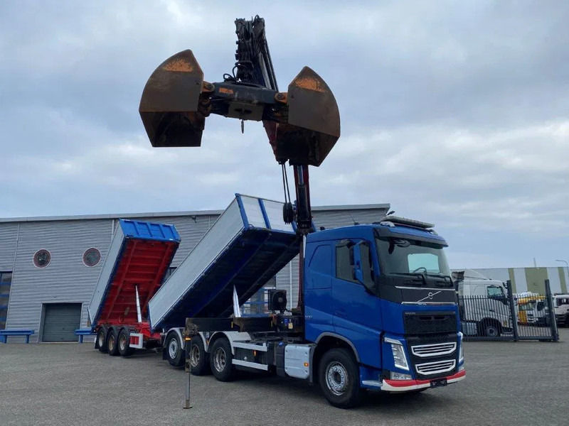 Volvo FH4-500 / HMF 3220K-RC / REMOTE / ROTATOR / 3SIDE TIPPER / DYNAMIC STEERING / ONLY:302623 KM / AUTOMATIC / EURO-6 / 2017 - شاحنة كرين: صور 3 Volvo FH4-500 / HMF 3220K-RC / REMOTE / ROTATOR / 3SIDE TIPPER / DYNAMIC STEERING / ONLY:302623 KM / AUTOMATIC / EURO-6 / 2017 - شاحنة كرين: صور 3