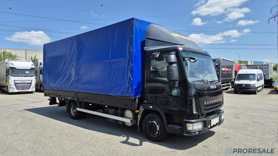 IVECO EUROCARGO ML 75E18 - valník s plachtou + zvedací čelo 1 t - شاحنة ستارة: صور 1 IVECO EUROCARGO ML 75E18 - valník s plachtou + zvedací čelo 1 t - شاحنة ستارة: صور 1