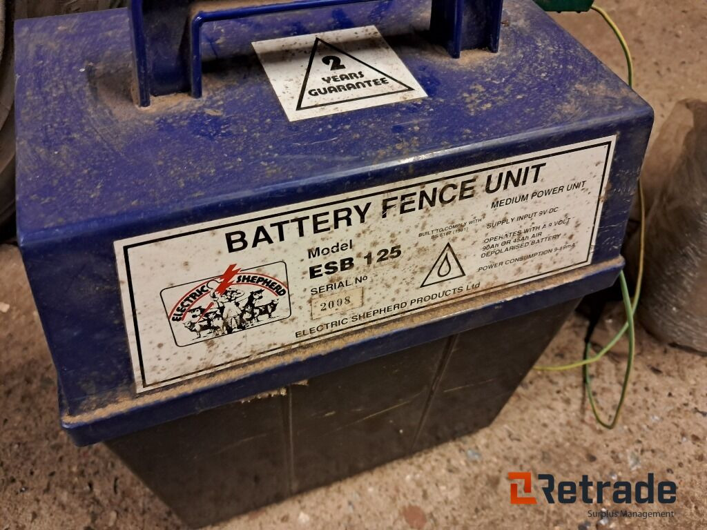 1000 m Elhegn med hegnsapparat fra Electric Shepherd ESB 125 - الآلات والماكينات الزراعية: صور 2 1000 m Elhegn med hegnsapparat fra Electric Shepherd ESB 125 - الآلات والماكينات الزراعية: صور 2