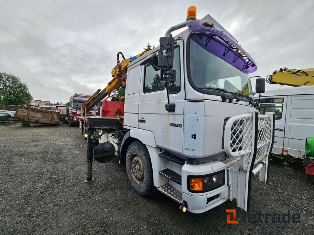 1999 modell MAN 26.414 6x2 kranbil - شاحنات مسطحة, شاحنة كرين: صور 1 1999 modell MAN 26.414 6x2 kranbil - شاحنات مسطحة, شاحنة كرين: صور 1