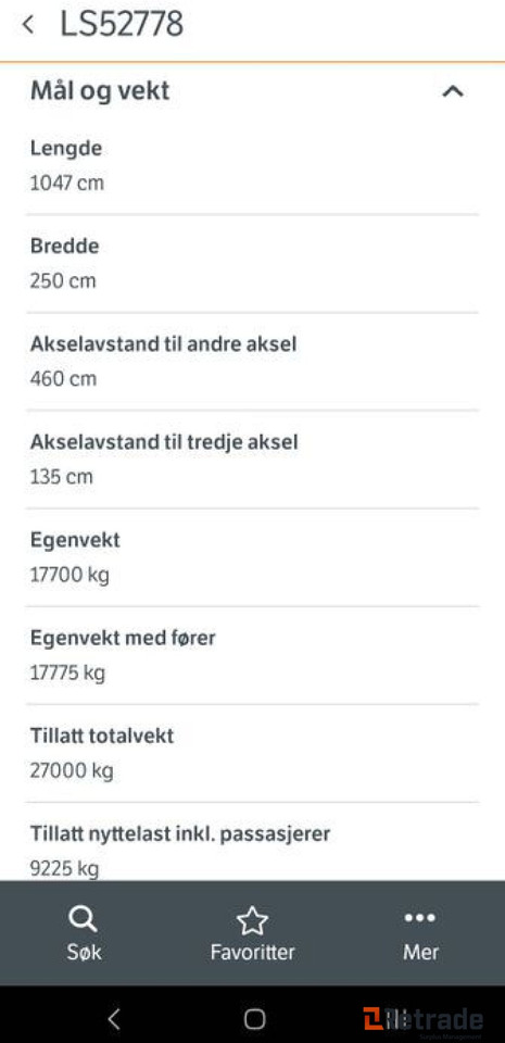 1999 modell MAN 26.414 6x2 kranbil - شاحنات مسطحة, شاحنة كرين: صور 5 1999 modell MAN 26.414 6x2 kranbil - شاحنات مسطحة, شاحنة كرين: صور 5